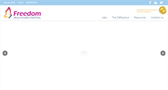 Desktop Screenshot of freedomhcs.com