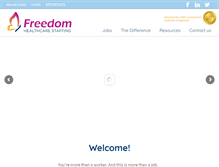 Tablet Screenshot of freedomhcs.com